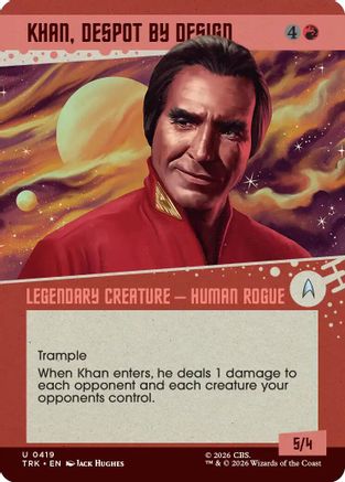 Khan, Despot by Design (Showcase) (TRK-419) [Star Trek] - PokeBox USA
