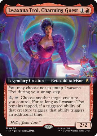 Lwaxana Troi, Charming Guest (Extended Art) (TRK-464) [Star Trek] Foil - PokeBox USA