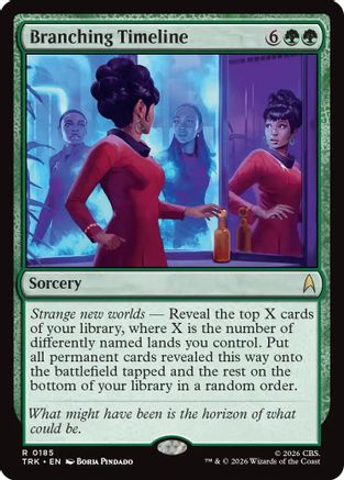 Branching Timeline (TRK-185) [Star Trek] Foil - PokeBox USA