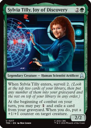 Sylvia Tilly, Joy of Discovery (TRK-217) [Star Trek] - PokeBox USA