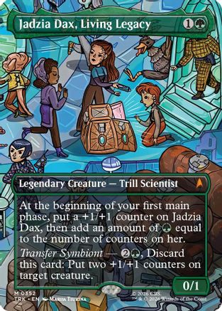 Jadzia Dax, Living Legacy (Borderless) (TRK-352) [Star Trek] Foil - PokeBox USA