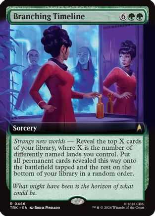 Branching Timeline (Extended Art) (TRK-466) [Star Trek] Foil - PokeBox USA