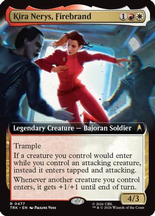 Kira Nerys, Firebrand (Extended Art) (TRK-477) [Star Trek] Foil - PokeBox USA