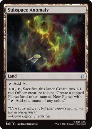 Subspace Anomaly (TRK-300) [Star Trek] Foil - PokeBox USA
