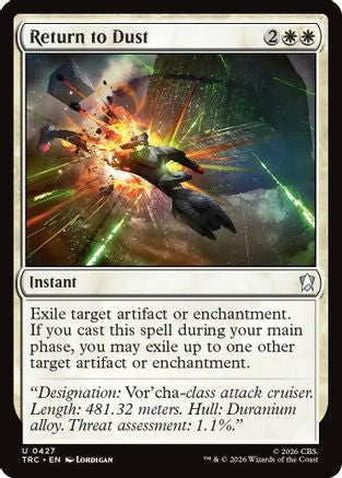 Return to Dust (TRC-427) [Commander: Star Trek] - PokeBox USA