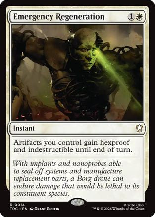 Emergency Regeneration (Surge Foil) (TRC-014) [Commander: Star Trek] Foil - PokeBox USA