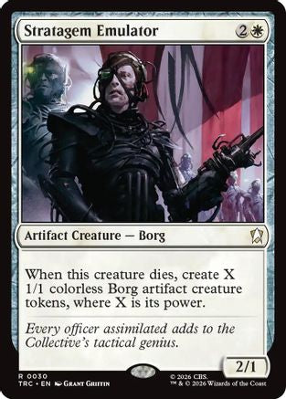 Stratagem Emulator (Surge Foil) (TRC-030) [Commander: Star Trek] Foil - PokeBox USA