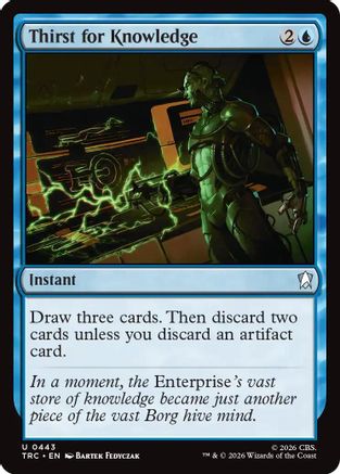 Thirst for Knowledge (TRC-443) [Commander: Star Trek] - PokeBox USA