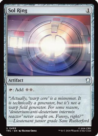 Sol Ring (TRC-499) [Commander: Star Trek] - PokeBox USA