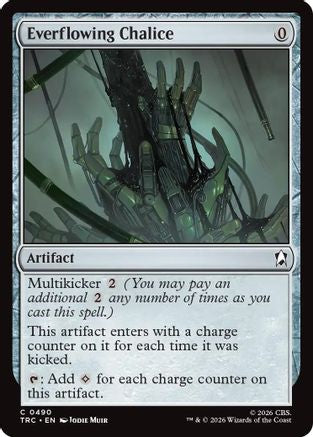 Everflowing Chalice (Surge Foil) (TRC-490) [Commander: Star Trek] Foil - PokeBox USA