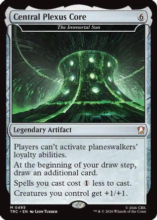 Central Plexus Core (Surge Foil) (TRC-495) [Commander: Star Trek] Foil - PokeBox USA
