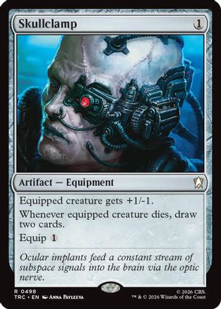 Skullclamp (Surge Foil) (TRC-498) [Commander: Star Trek] Foil - PokeBox USA