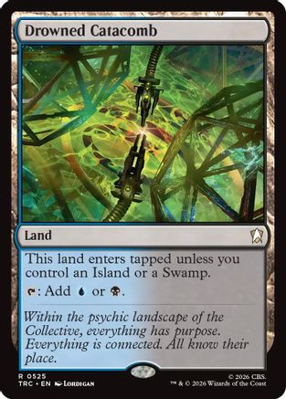 Drowned Catacomb (Surge Foil) (TRC-525) [Commander: Star Trek] Foil - PokeBox USA