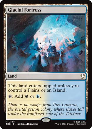 Glacial Fortress (Surge Foil) (TRC-535) [Commander: Star Trek] Foil - PokeBox USA