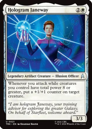 Hologram Janeway (TRK-021) [Star Trek] - PokeBox USA