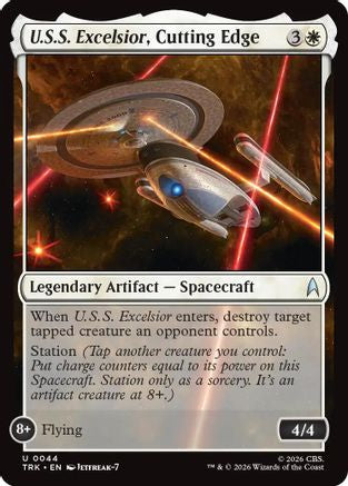 U.S.S. Excelsior, Cutting Edge (TRK-044) [Star Trek] - PokeBox USA