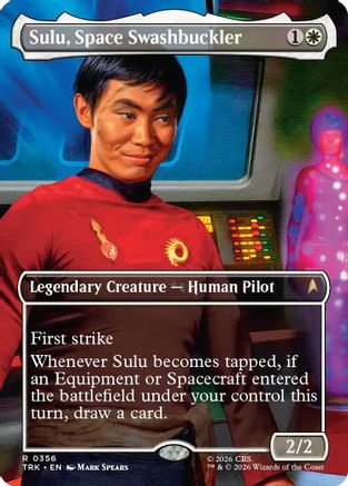 Sulu, Space Swashbuckler (Borderless) (TRK-356) [Star Trek] - PokeBox USA