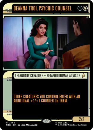 Deanna Troi, Psychic Counsel (Showcase) (TRK-365) [Star Trek] - PokeBox USA