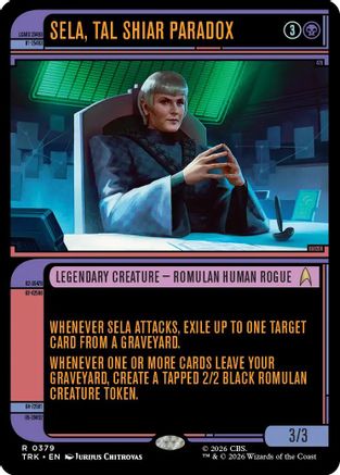 Sela, Tal Shiar Paradox (Showcase) (TRK-379) [Star Trek] Foil - PokeBox USA