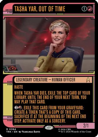 Tasha Yar, Out of Time (Showcase) (TRK-384) [Star Trek] - PokeBox USA