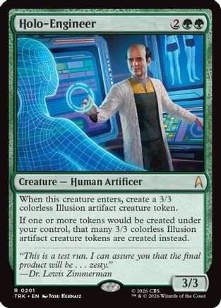 Holo-Engineer (TRK-201) [Star Trek] - PokeBox USA