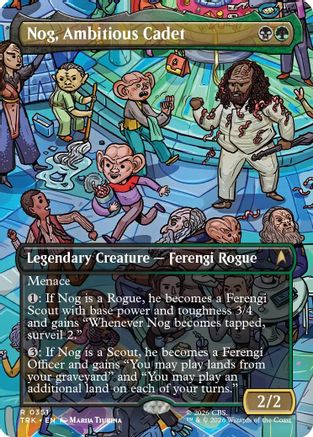 Nog, Ambitious Cadet (Borderless) (TRK-351) [Star Trek] Foil - PokeBox USA