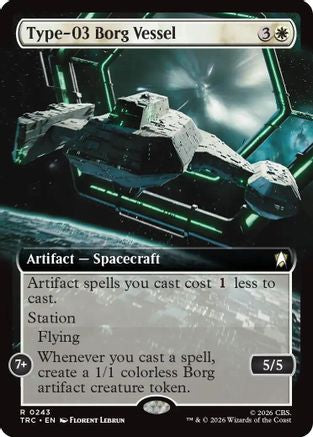 Type-03 Borg Vessel (Extended Art) (TRC-243) [Commander: Star Trek] - PokeBox USA