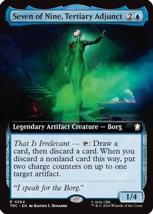 Seven of Nine, Tertiary Adjunct (Extended Art) (TRC-264) [Commander: Star Trek] - PokeBox USA