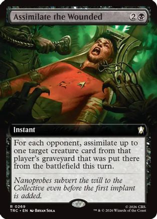 Assimilate the Wounded (Extended Art) (TRC-269) [Commander: Star Trek] - PokeBox USA