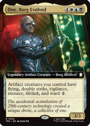 One, Borg Evolved (Extended Art) (TRC-324) [Commander: Star Trek] - PokeBox USA