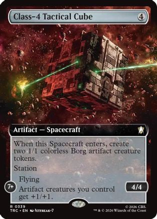 Class-4 Tactical Cube (Extended Art) (TRC-339) [Commander: Star Trek] - PokeBox USA