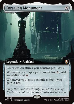 Forsaken Monument (Extended Art) (TRC-343) [Commander: Star Trek] - PokeBox USA