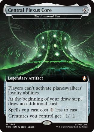 Central Plexus Core - The Immortal Sun (Extended Art) (TRC-347) [Commander: Star Trek] - PokeBox USA
