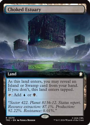 Choked Estuary (Extended Art) (TRC-370) [Commander: Star Trek] - PokeBox USA