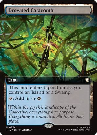 Drowned Catacomb (Extended Art) (TRC-376) [Commander: Star Trek] - PokeBox USA