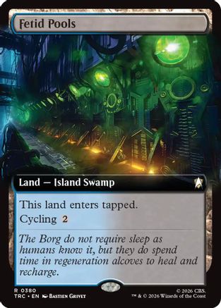 Fetid Pools (Extended Art) (TRC-380) [Commander: Star Trek] - PokeBox USA