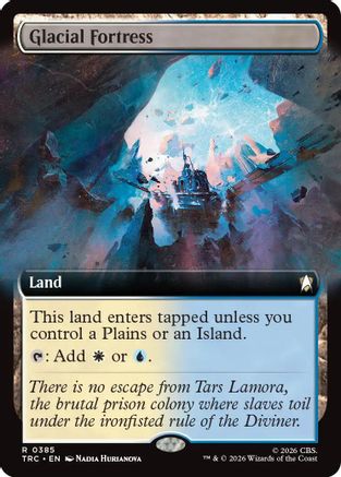 Glacial Fortress (Extended Art) (TRC-385) [Commander: Star Trek] - PokeBox USA