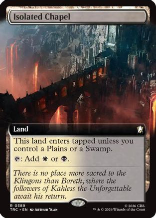 Isolated Chapel (Extended Art) (TRC-389) [Commander: Star Trek] - PokeBox USA
