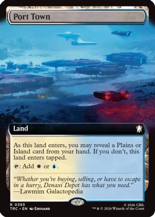 Port Town (Extended Art) (TRC-393) [Commander: Star Trek] - PokeBox USA