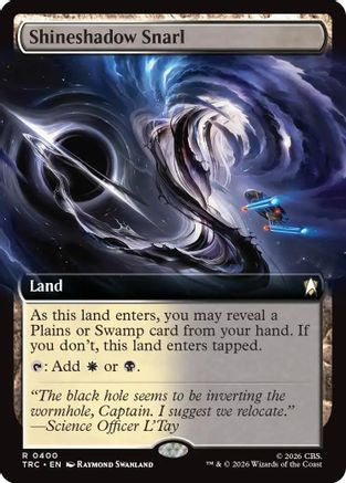 Shineshadow Snarl (Extended Art) (TRC-400) [Commander: Star Trek] - PokeBox USA