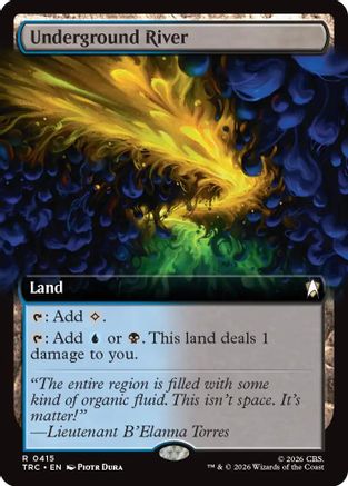Underground River (Extended Art) (TRC-415) [Commander: Star Trek] - PokeBox USA