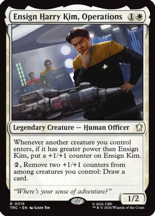 Ensign Harry Kim, Operations (TRC-015) [Commander: Star Trek] - PokeBox USA