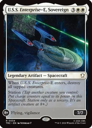 U.S.S. Enterprise-E, Sovereign (TRC-034) [Commander: Star Trek] - PokeBox USA