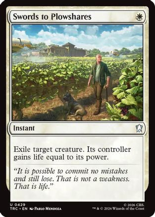 Swords to Plowshares (TRC-429) [Commander: Star Trek] - PokeBox USA