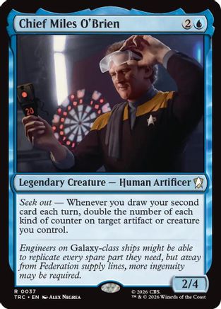 Chief Miles O'Brien (TRC-037) [Commander: Star Trek] - PokeBox USA