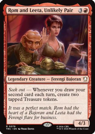 Rom and Leeta, Unlikely Pair (TRC-076) [Commander: Star Trek] - PokeBox USA