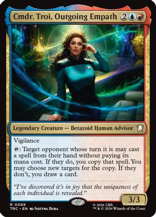 Cmdr. Troi, Outgoing Empath (TRC-089) [Commander: Star Trek] - PokeBox USA