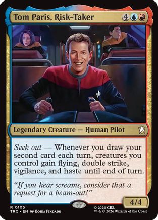 Tom Paris, Risk-Taker (TRC-105) [Commander: Star Trek] - PokeBox USA