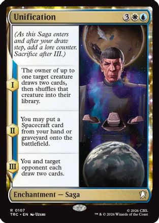 Unification (TRC-107) [Commander: Star Trek] - PokeBox USA