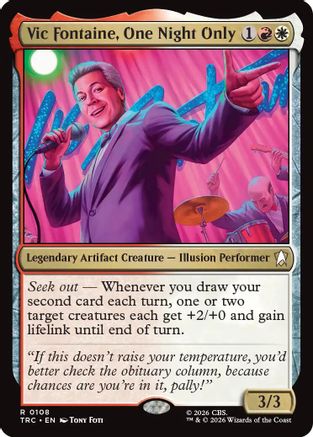 Vic Fontaine, One Night Only (TRC-108) [Commander: Star Trek] - PokeBox USA